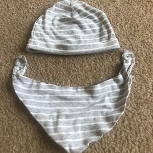 H&M toddler boy hat and bandana set